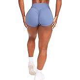 OZICERD Scrunch Butt Gym Shorts High Waisted Workout Biker Shorts Running Athletic Booty Shorts for Women Black
