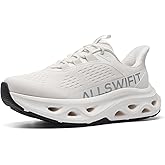 ALLSWIFIT Women's Slip On Walking Shoes Cushioning Hands Free Non Slip Breathable Comfort Workout Running Jogging Gym Athletic Tennis MoveSlide Fashion Sneakers