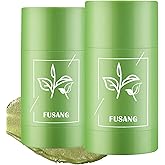 Fusang 2Pcs Green Tea Mask Stick for Face Moisturizing Green Mask Stick with Green Tea Extract,Deep Pore Cleansing,Oil Contro