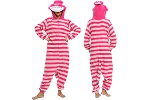Wishliker Unisex Adult Onesie Costume Halloween Christmas Cosplay Animal Cartoon Pajamas