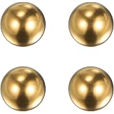HARFINGTON 4pcs 20mm Precision Solid Brass Bearing Balls for Bearings Valves Decoration