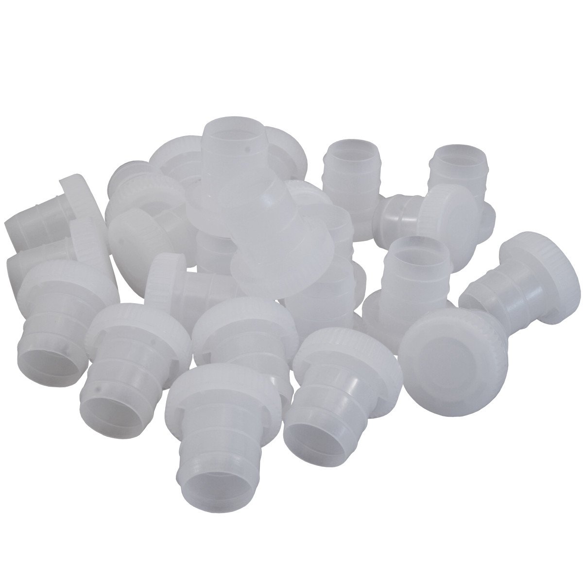 Plastic Wine Bottle Corks/Stoppers - Pack of 24