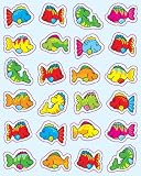 Carson Dellosa Fish Shape Stickers (5252)