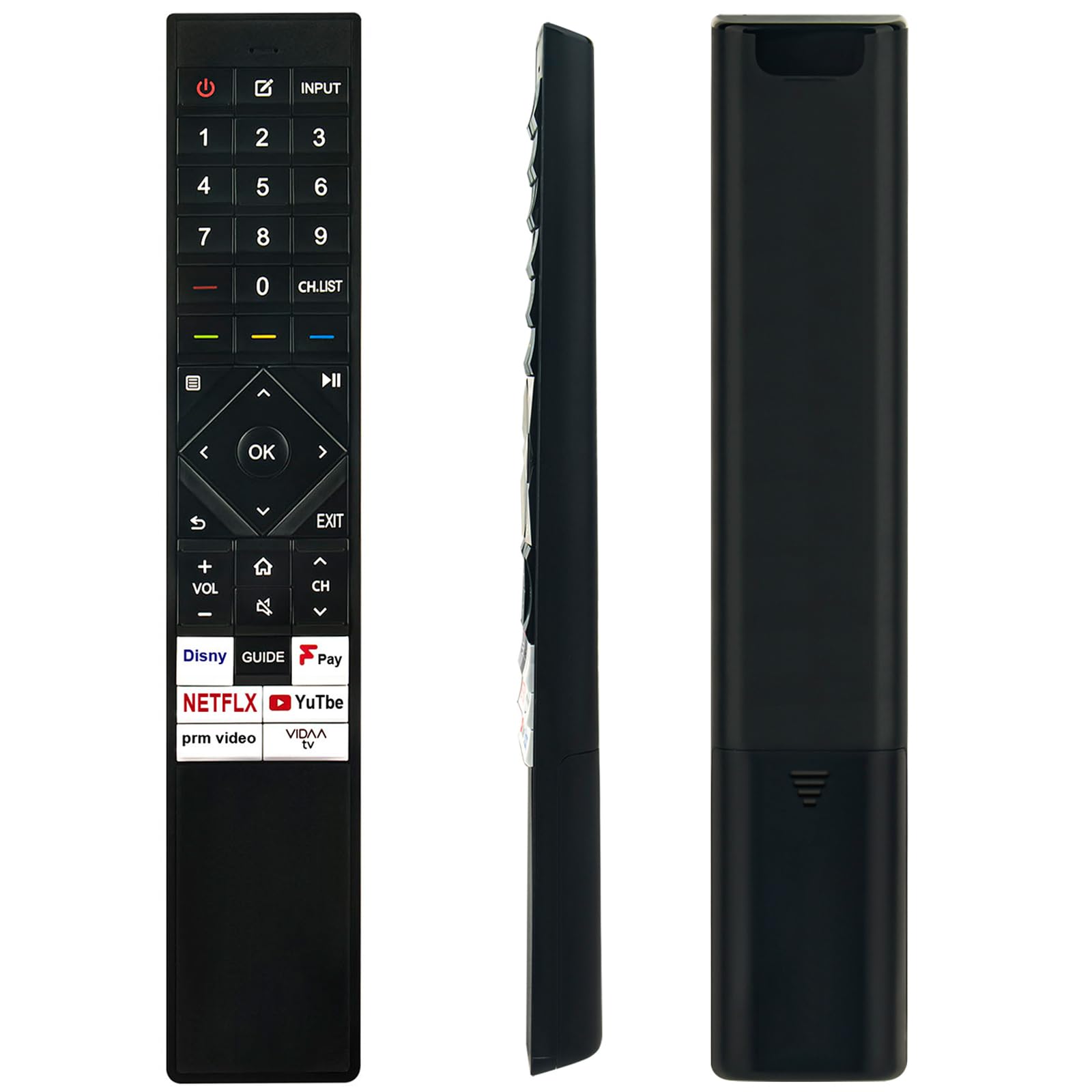 VINABTY ERF6P64H Replacement Remote Control Applicable For Hisense ERF6B64H TV 55U79KQ 65U79KQ 75U79KQ 55U8KQ 65U8KQ 65U8KQTUK 75U8KQTUK 85U7KQTUK 100U7KQTUK 65UXKQTUK (NO Voice Search function)