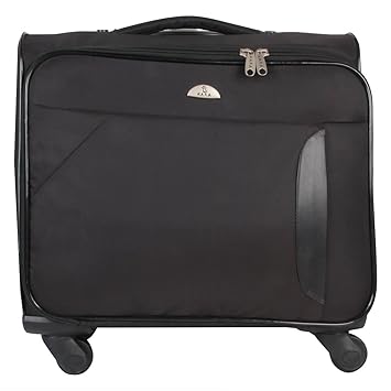 KARA Nylon 34 cms Black Softsided Cabin Luggage (LG 7194-BLACK 14)