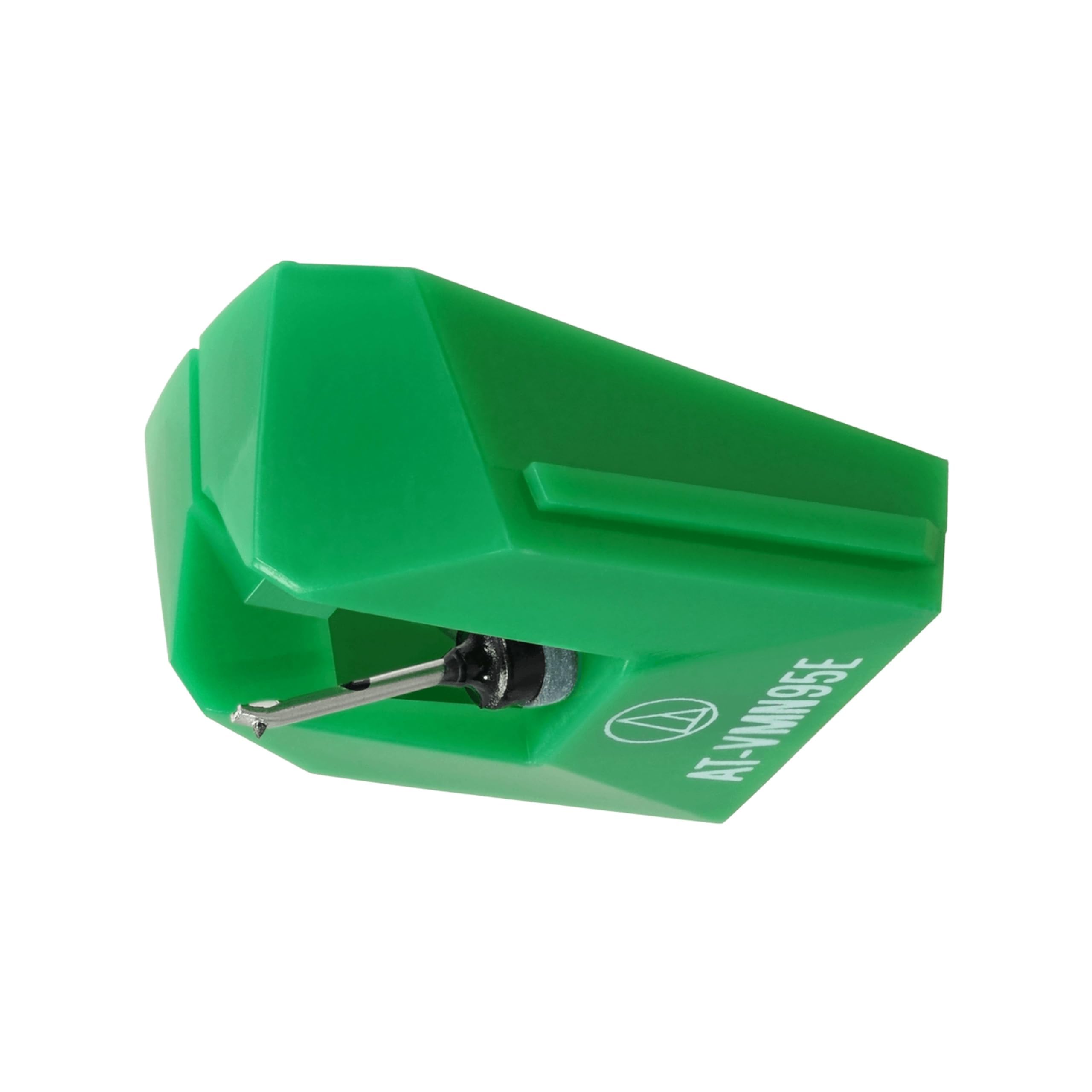Photo 1 of Audio-Technica AT-VMN95E Elliptical Replacement Turntable Stylus for AT-VM95 Series Cartridges, Compatible with AT-LP120X Series, AT-LP3XBT, AT-LPW40, AT-LPW50, AT-LP5X, AT-LP8X, Green
