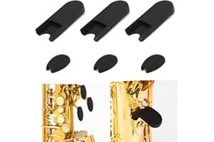FINDTOP 6pcs Alto Saxophone Thumb Rest - Clarinet & Tenor Saxophone Accessories (Black)