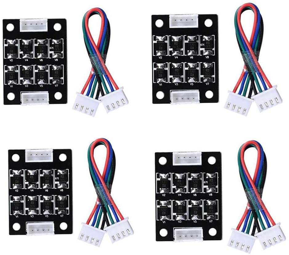 iHaospace TL-Smoother V1.0 3D Printer Smoother Addon Module for Pattern Elimination Motor Clipping Filter for Ender 3 CR-10S,Ender 5 Stepper Motor Drivers (Pack of 4pcs)