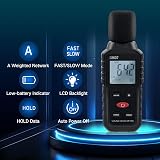 Mcbazel Decibel Sound Meter 30-130 dB A-weighted Digital Backlit LCD view 2
