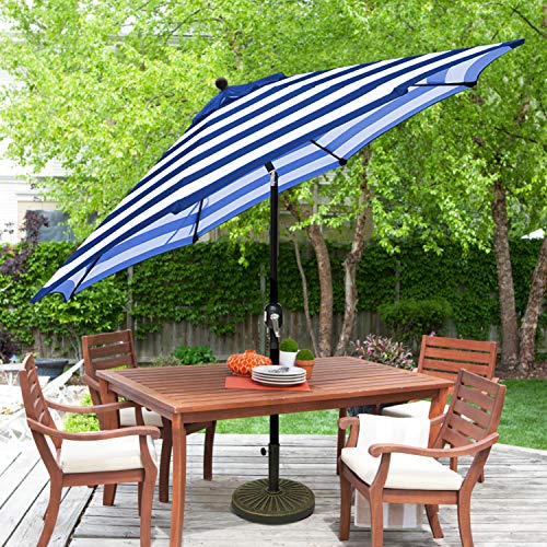 5 Blissun+Umbrella+Aluminum+Manual+Parasol