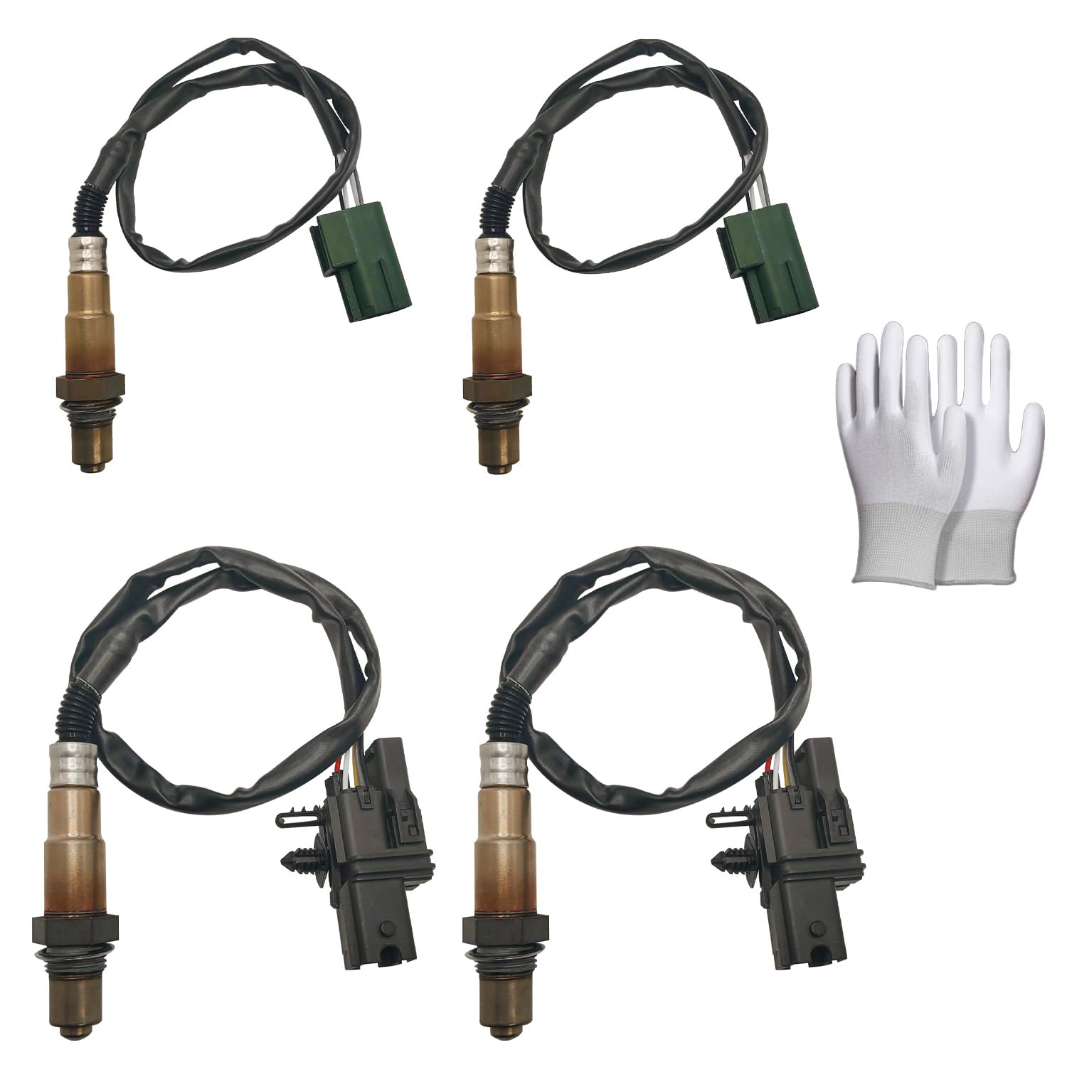 Photo 1 of TINJO Oxygen Sensor Upstream & Downstream O2 Sensor Fit for Infiniti QX56 2004-2006, for Nissan Armada 2005-2006/Nissan Titan 2004-2006, Oxygen O2 Sensor 4PCS Replace OE# 234-5060, 234-4835