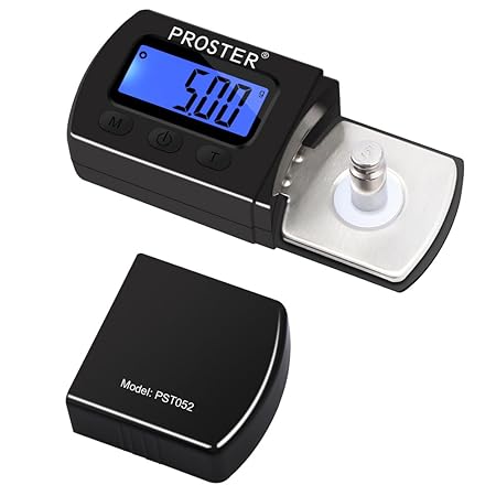 Digital Tonarmwaage digitale Turntable Hohe Präzise 0.01g Stylus Force Messgerät mit blaue LCD Hintergrundbeleuchtung Gauge T