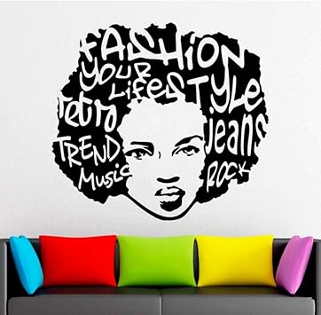 Chenyiting Etiqueta de la Pared DIY Beauty Salon Tatuajes de Pared