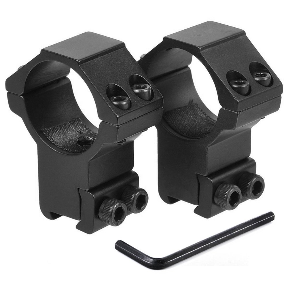 YONCONO 1" High Profile Scope Mounts Rings for 11mm Dovetail Rail,2Pcs