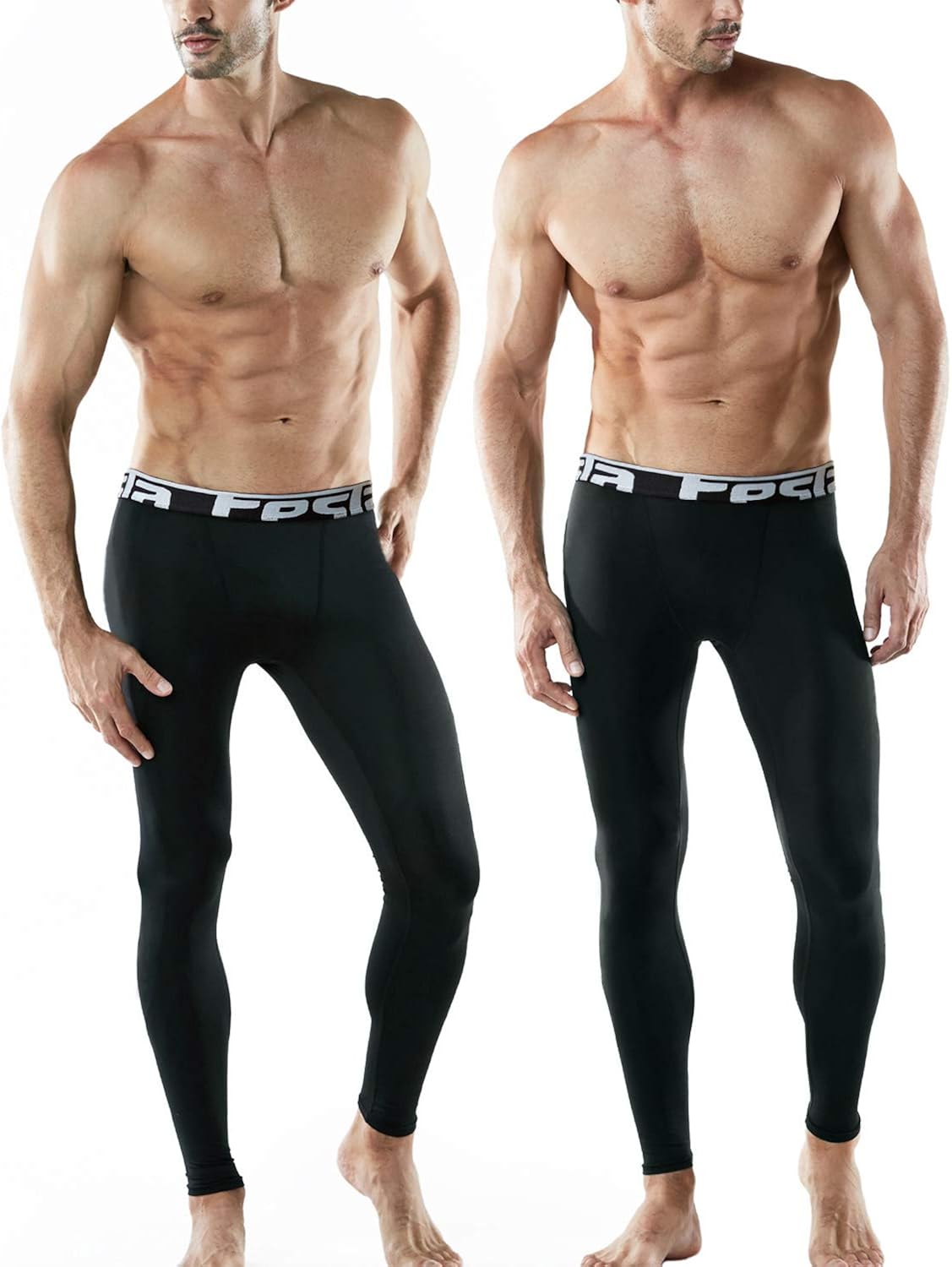 TSLA Men's Thermal Compression Pants, Athletic Sports Leggings & Running Tights, Wintergear Base Layer Bottoms : Clothing