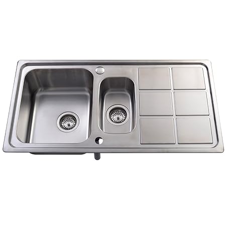 Einbauspüle Spüle Doppelspüle Spülbecken Küchenspüle Edelstahlspüle