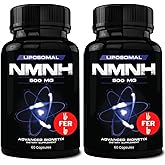 Advanced Bionetix Liposomal NMNH 500mg Per Serving -NMN Supplement Alternative- 120 Capsules (Dihydronicotinamide Mononucleotide) NAD Supplement to Boost NAD+ Levels for Anti Aging (120)
