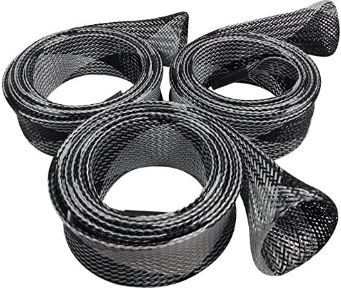 FinFather Tackle 3-Pack of Fishing Rod Protective Covers (Glove, Sock, Tube, Sleeve) Casting &amp; Spinning, Diamondback Design (Black/White, Spinning-6.5')