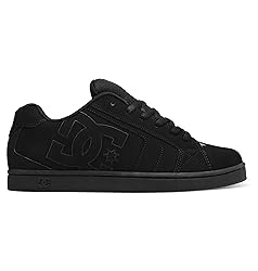 DC mens Net Skate Shoe, Black/Black/Black, 10.5 US