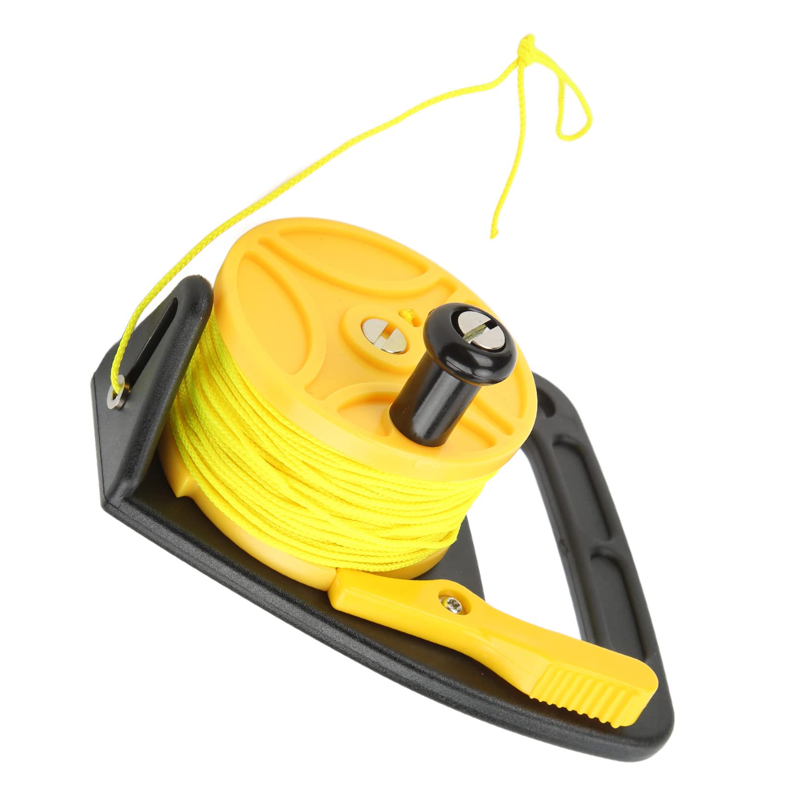 Dive Reel with Thumb Stopper, Portable Scuba Diving Reel Kayak Anchor 150ft, Multi Purpose Dive Reel, for Cave and Wreck Exploration/Recreational Diving/Spear Fishing, with Stop Switch(#3)