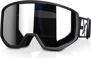 EXP VISION Ski/Snowboard Goggles for Men Women, OTG Snow Goggles Anti Fog UV Protection