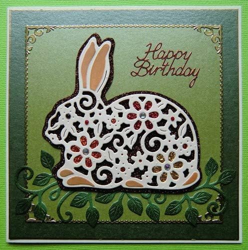 Sweet Dixie Bunny Rabbit Die, Metal, Grey, 20.2 x 12.8 x 0.8 cm - Image 4
