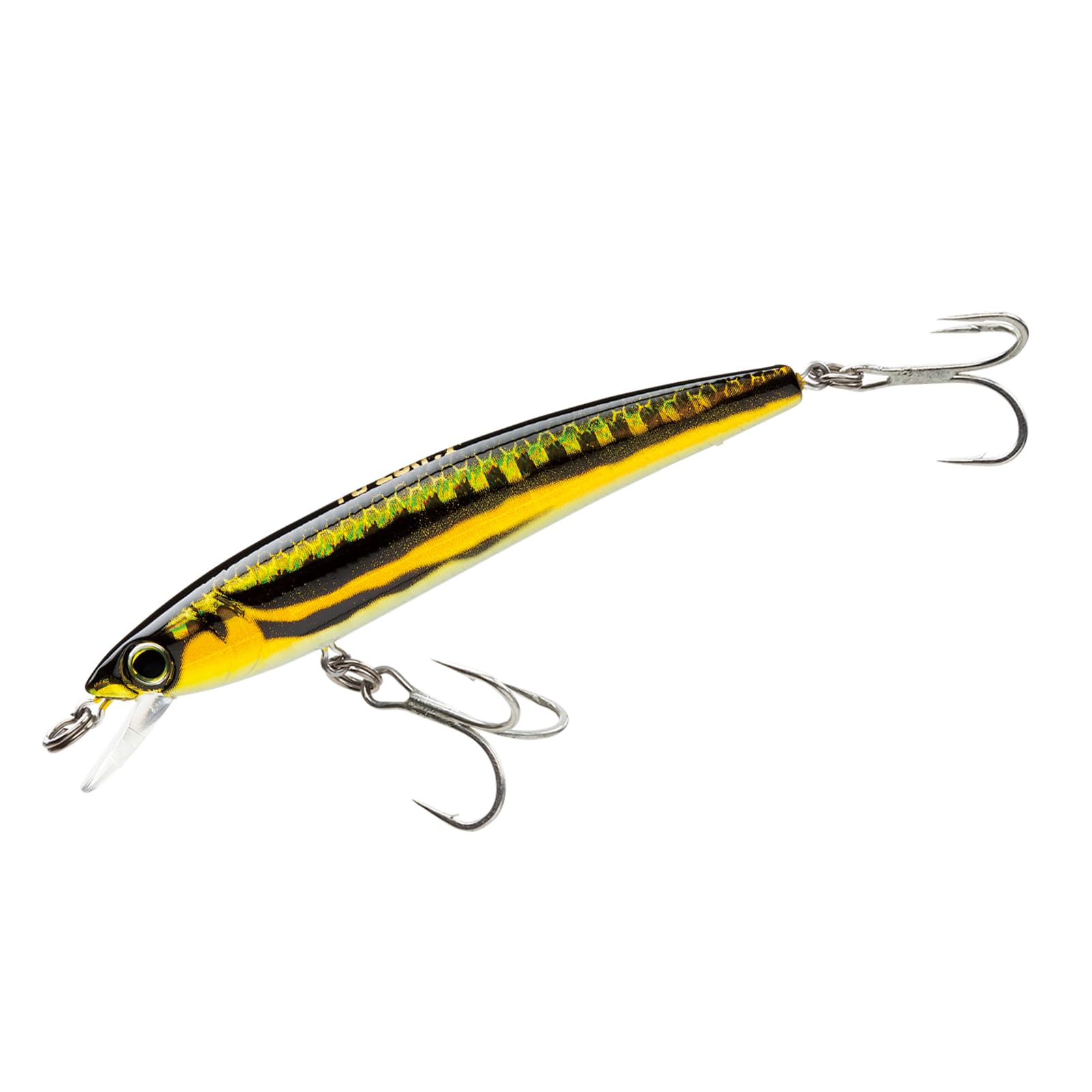Yo-Zuri F1161-M37 Pins Minnow Floating Diver Lure, Gold Flame, 50mm 2"