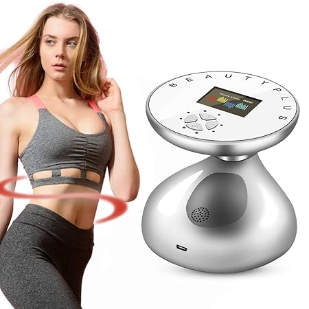 RF CV Ultrasound Körper Schönheits Maschine, Profi Ultraschall Fett Removal Massagegerät Abnehmen Haut Massage pflegen, Silbe