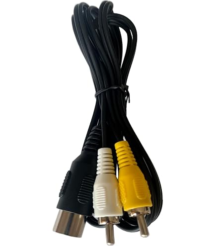 Lot Of 20 AV RCA Cables For Sega Genesis Model 2 & 3 - 6ft Composite Video/Audio Cords 2 thumbnail image