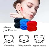 DHinkyoung 6 Pcs Jaw Exerciser Silicone Jawline Trainer for Men Women Black view 5