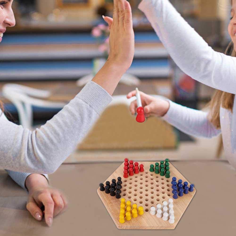 Gioco Dama Cinese Halma In Legno - Strategia 2-6 Giocatori - Logoplay (Stern Halma) - 2