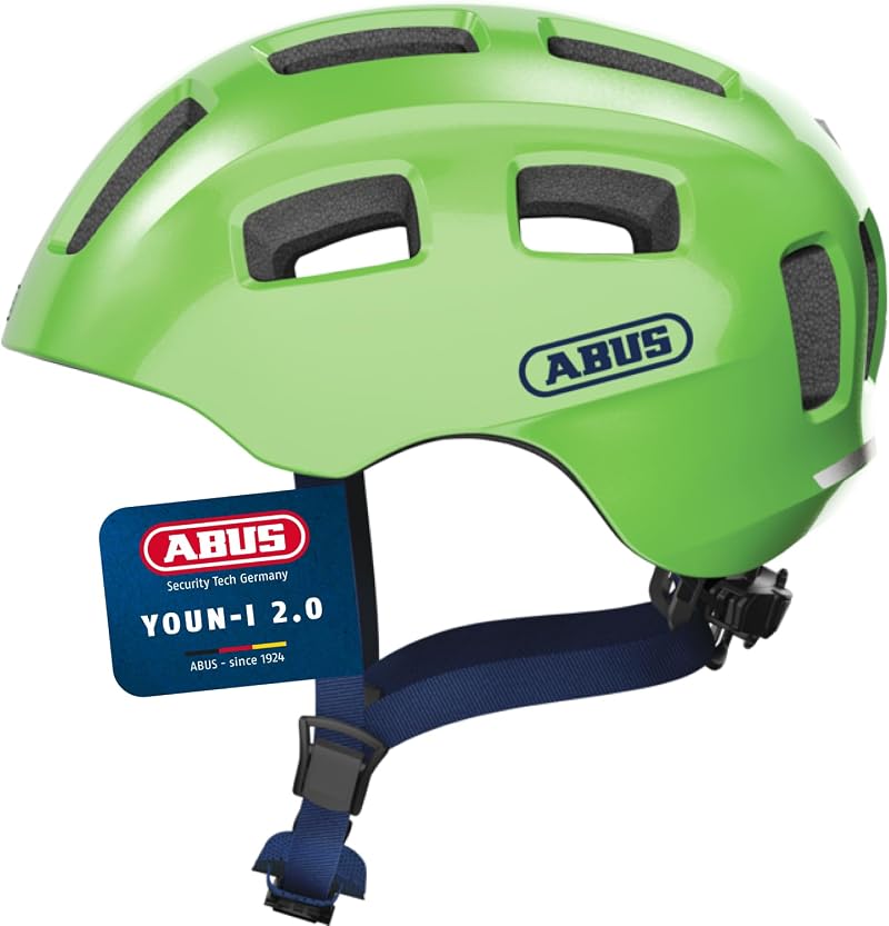 ABUS Youn-I 2.0 Bike Helmet with Light for Kids Teens Adults Unisex