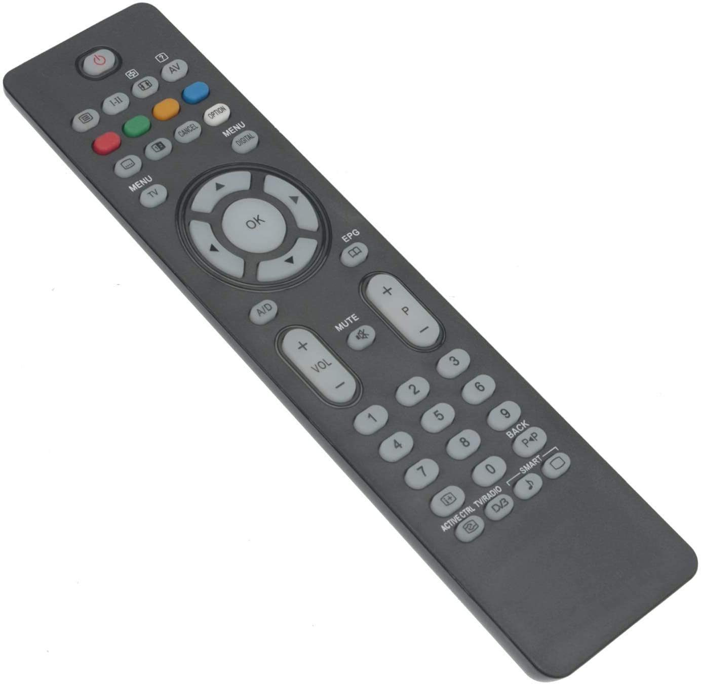 RC2034301/01 Replace Remote Control - VINABTY RC2034301-01 Remote Control for Philips TV 23PFL5322 32PFL3512D 26PFL5522D 19PFL5602D 37PFL5522D 50PFP5532D 19PFL5522D 42PFL3512 52PFL3603D 20PFL5522D