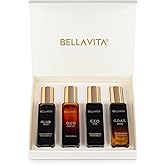 Bella Vita Luxury Long Lasting Perfume Gift Set for Man | 4x20ml | Gifts for Men | Woody, Citrusy, Oud, Premium Fragrance Scent | KLUB, OUD, CEO, G.O.A.T | Best gift for Valentine's Day