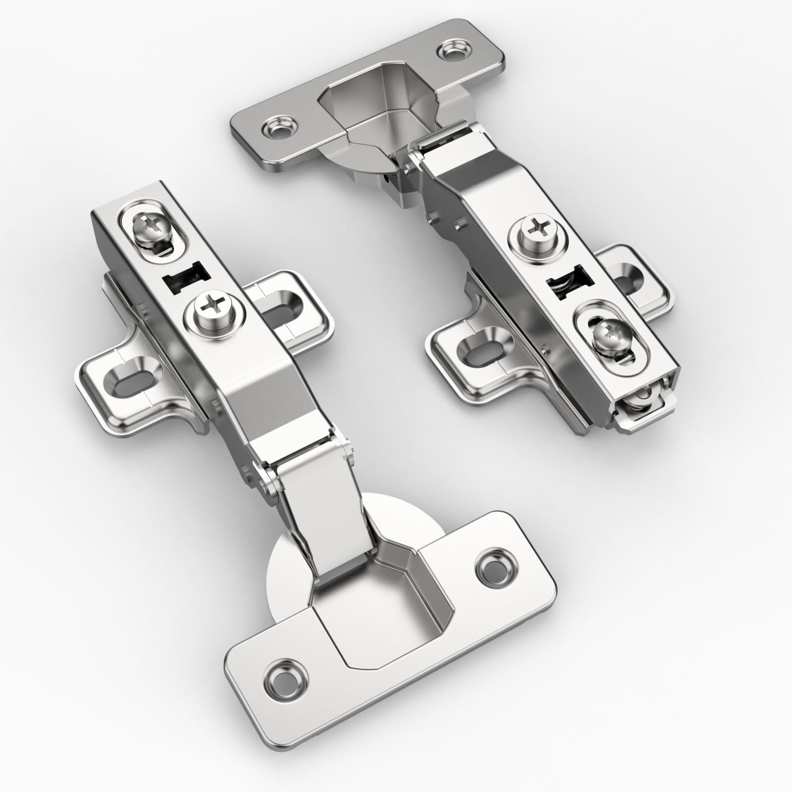 Photo 1 of Asidrama 10 Pack Full Overlay Soft Close Cabinet Hinges?Silent Hydraulic Cupboard Hinges, Frameless European Concealed Hinges for Kitchen Cabinet Door and Wardrobes?105 Degree Kitchen Cabinet Hinges