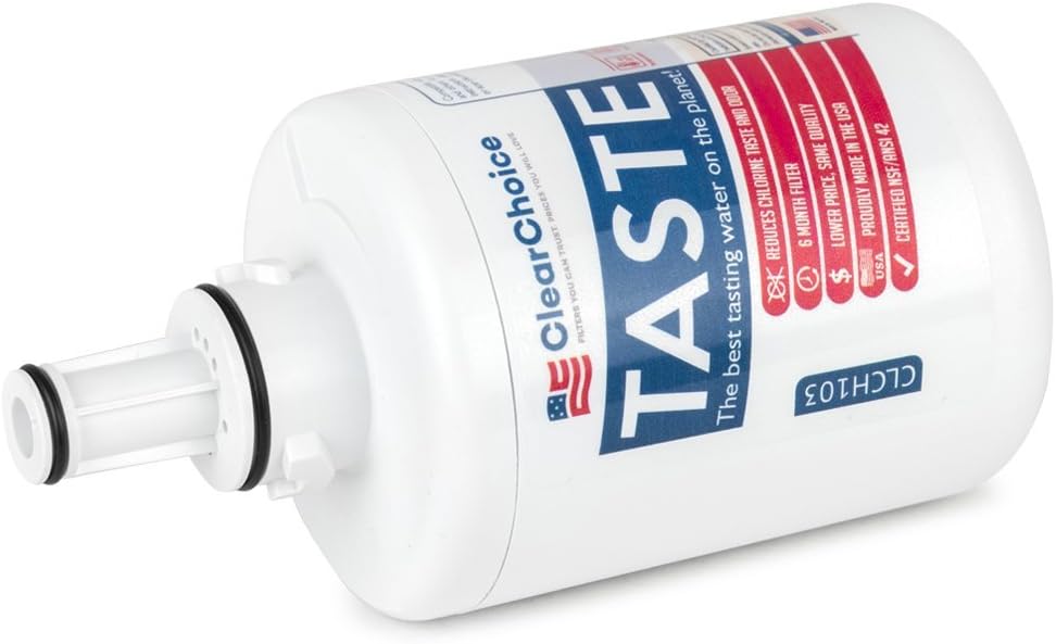 Clear Choice Replacement for DA29-00003G Refrigerator Water Filter Compatible with DA97-06317A DA29-00003A DA29-00003, NSF/ANSI 42 Certified, Box of 2, Made in the USA: Home Improvement