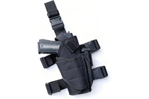 ONE WVW PIN Drop Leg Pistol Holster for Right&Left Hand, Leg Gun Holster for Men, Airsoft Thigh Pistol Holster Leg Holsters for Pistols Universal