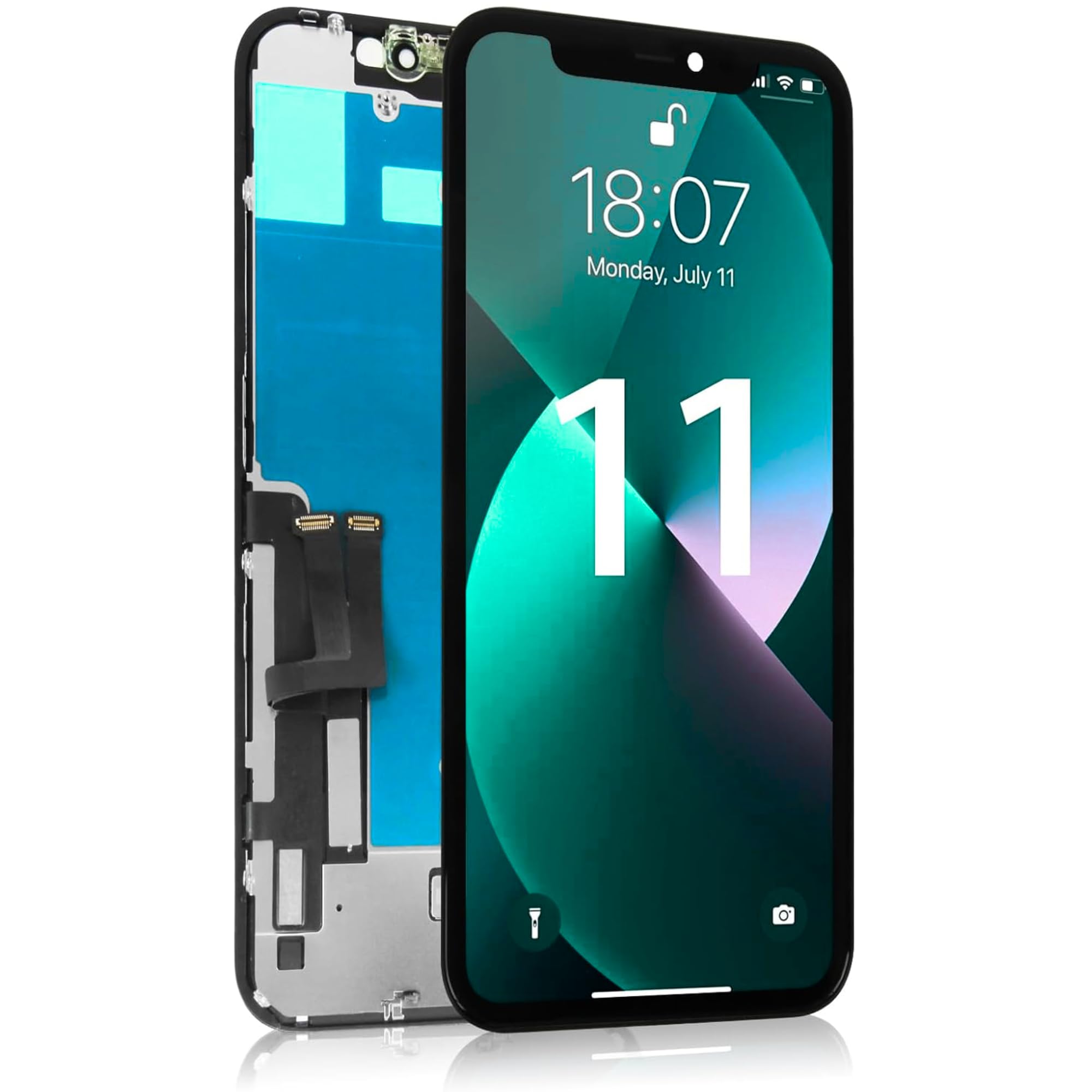 ETech61 iPhone 11 LCD Screen Replacement In-Cell Display with Touch Digitizer Assembly for iPhone 11 A2111 A2221 A2223