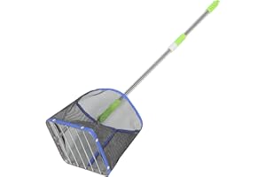 SUPVOX Portable Ball Picker - Adjustable Retractable Handle Tennis Ball Collector for Easy Pickup Ideal for Pong Holds 150 Ba