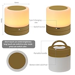 ERUN Nursery Night Light for Kids, USB Rechargeable