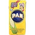 P.A.N. White Corn Meal – Pre-cooked Gluten Free and Kosher Flour for Arepas (2.2 lb/Pack of 6)