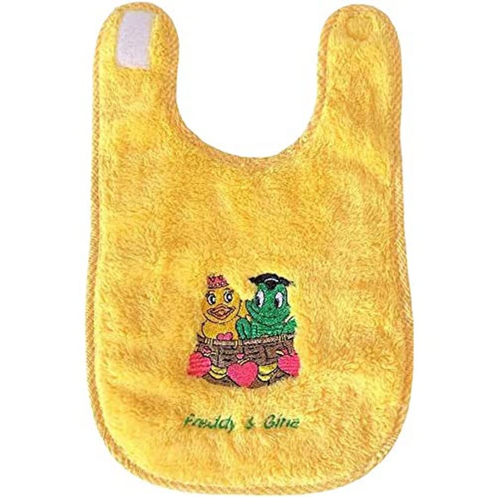 Freds Swim Academy 20322 Soft Welsoft Polyester Bib with Fred & Gina Motif, Approx. 27 x 44 cm, Yellow