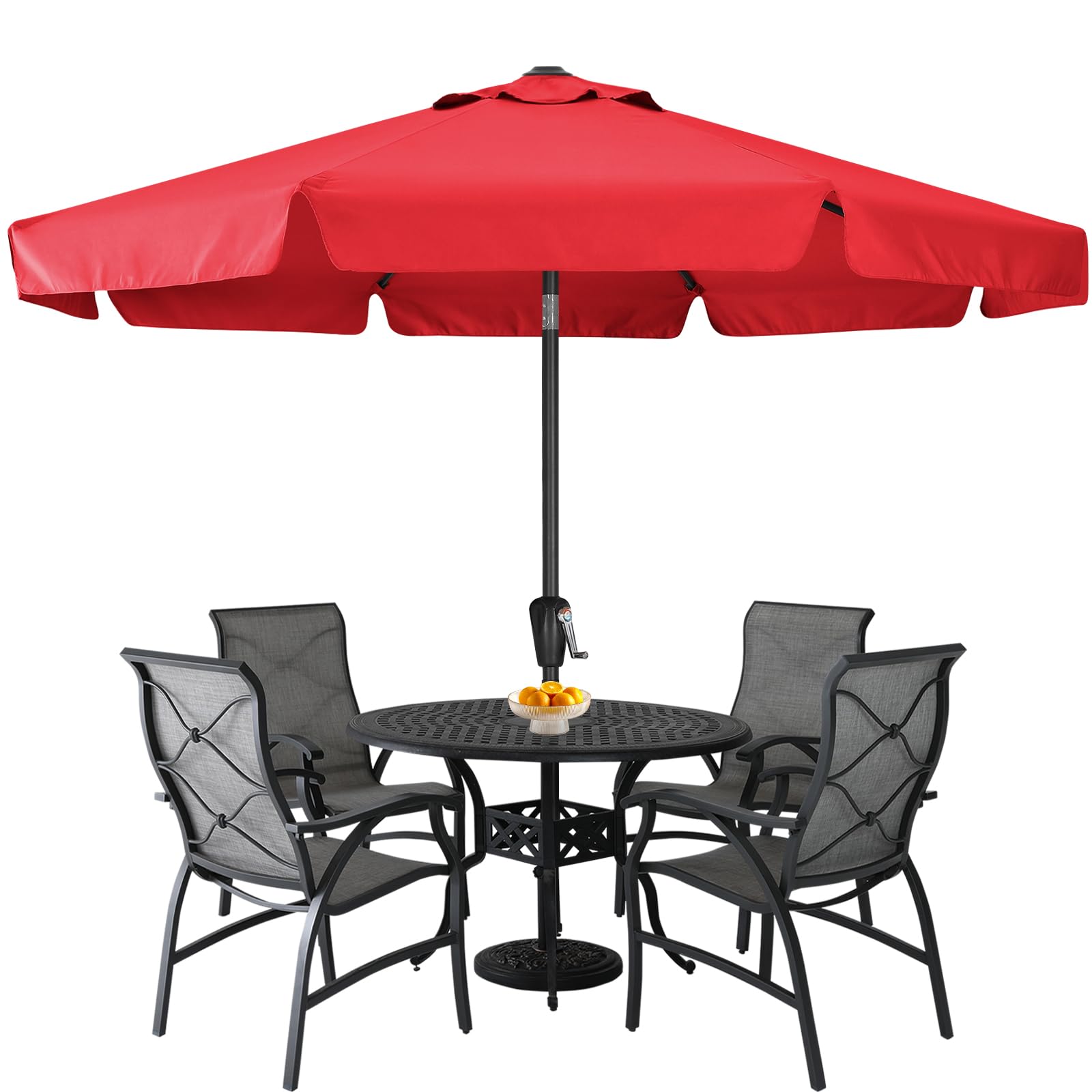 ABCCANOPY Patio Umbrella 9ft, Outdoor Table Umbrella with Push Button ...