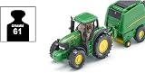 SIKU John Deere Tractor with Balers 1:87 Scale Super Series view 6