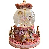 SINGEEK You are My Sunshine Music Box Carousel Horse Color Lights Unicorn Musical Snow Globe for Girls and Women Sister Daughter Mom Birthday Anniversary Valentine