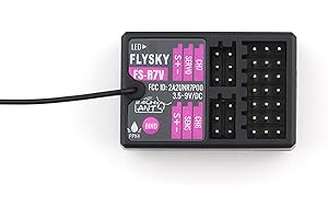 TMRCHOBBY Flysky FS-R7V 7 Channel ANT Protocol Two-Way Built-in Gyroscope RC Receiver for FS-G7P Remote Control