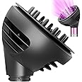 PUREGUST Wave Curl Diffuser Attachment for Dyson Airwrap, Two Airflow Dome Diffuse Modes for Air wrap HS01 HS05 HS08, Hair Diffuser to Dry Hair Quickly and Enhance Curl