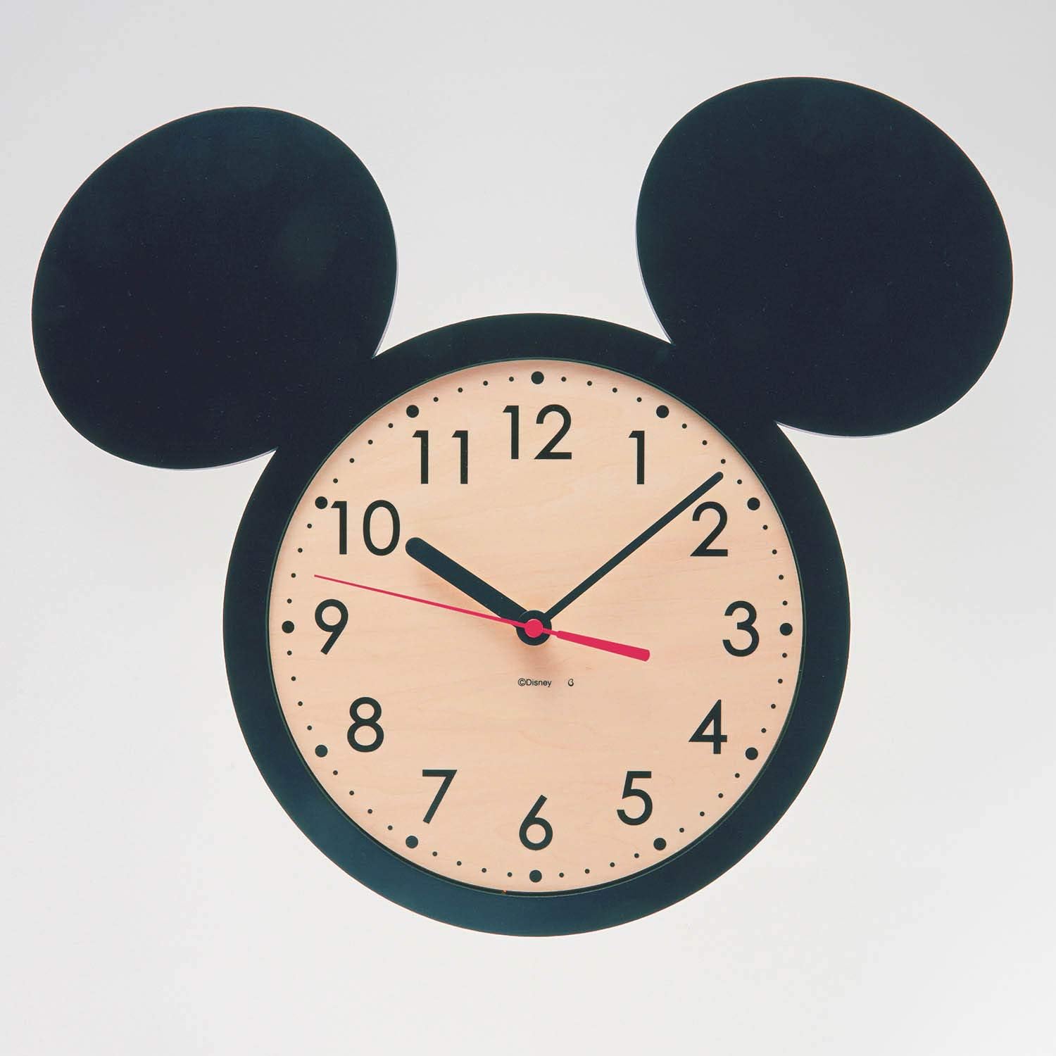 Amazon Co Jp ベルメゾン ディズニー 時計 壁掛け 置き 掛け時計 カラー ブラック ホーム キッチン
