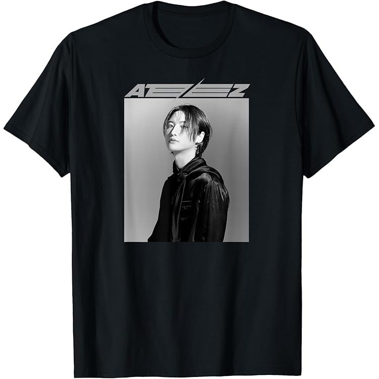 Amazon.com: ATEEZ Official Merch Exclusive Hongjoong T-Shirt