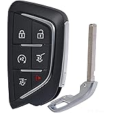 SUPALAND Key Fob Replacement Fits for Cadillac Escalade/ESV 2021 2022 2023 2024 Smart Proximity Keyless Entry Remote Control YG0G20TB1 13541571 13546300 433 Mhz